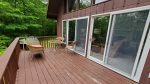 Spacious deck off the living room